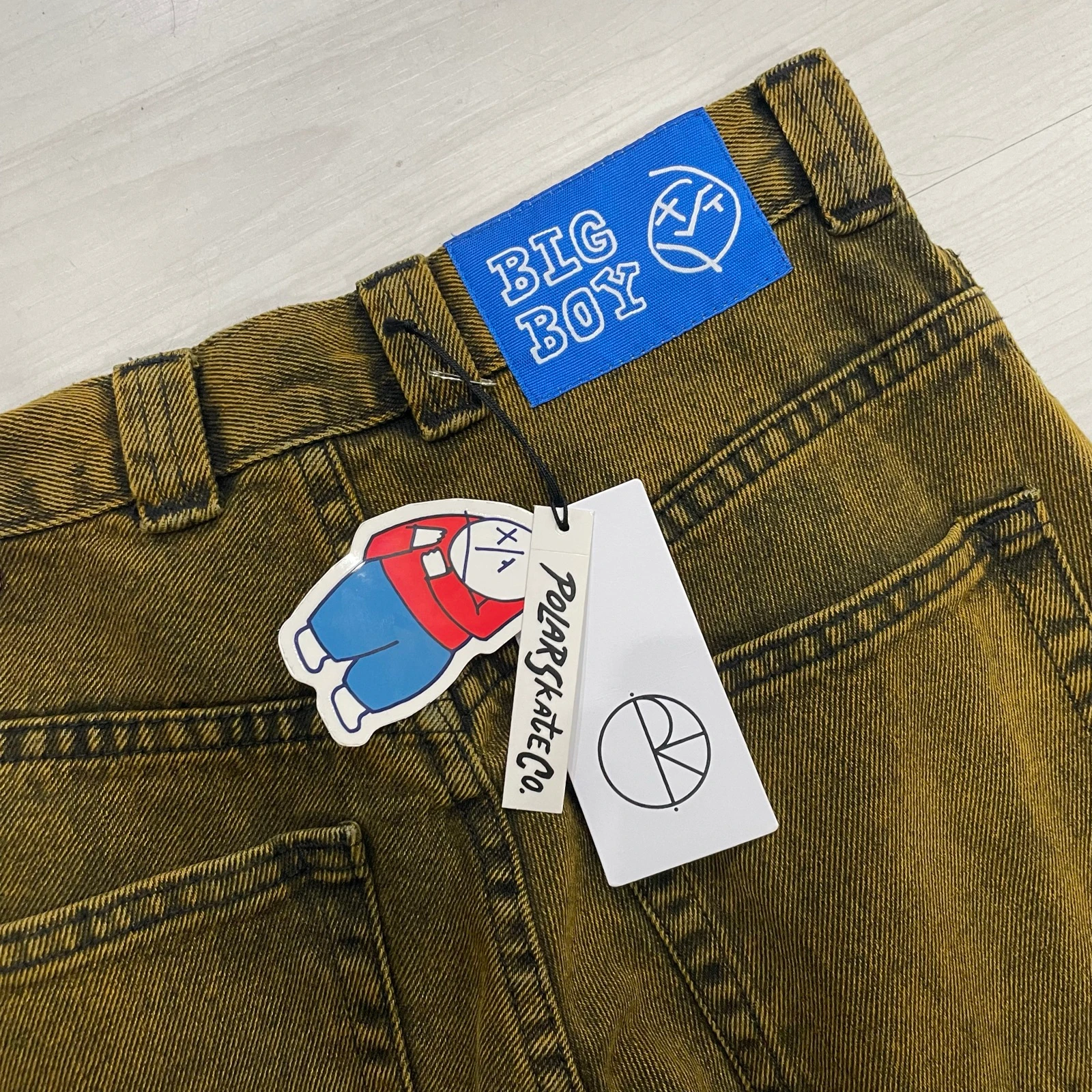 Polar Skate Co - Big Boy Jeans (Geel/Zwart) – photo 8